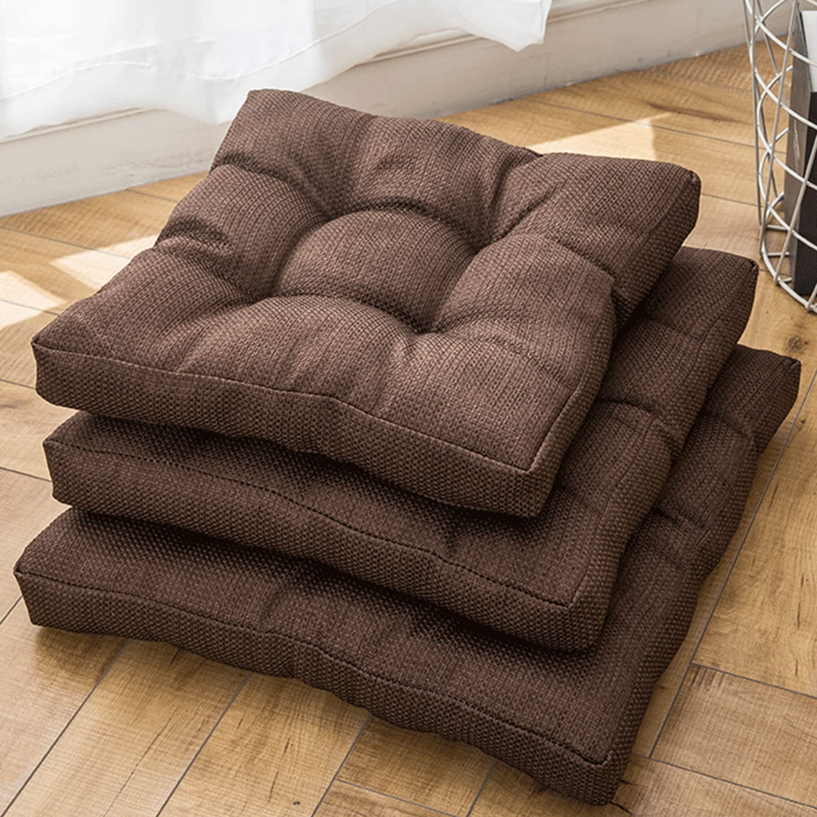 Amazon.co.jp: スクエアタイプ座布団、滑り止め心地いい柔らかいシート