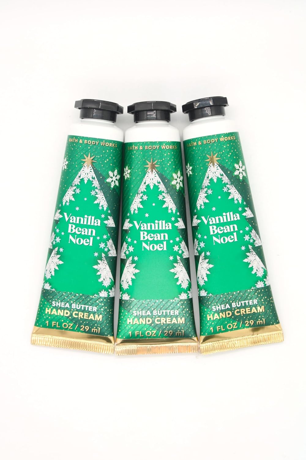 Vanilla Bean Noel, Bath and Body, Shea Butter Hand Cream, 1 fl oz each, 3 pack