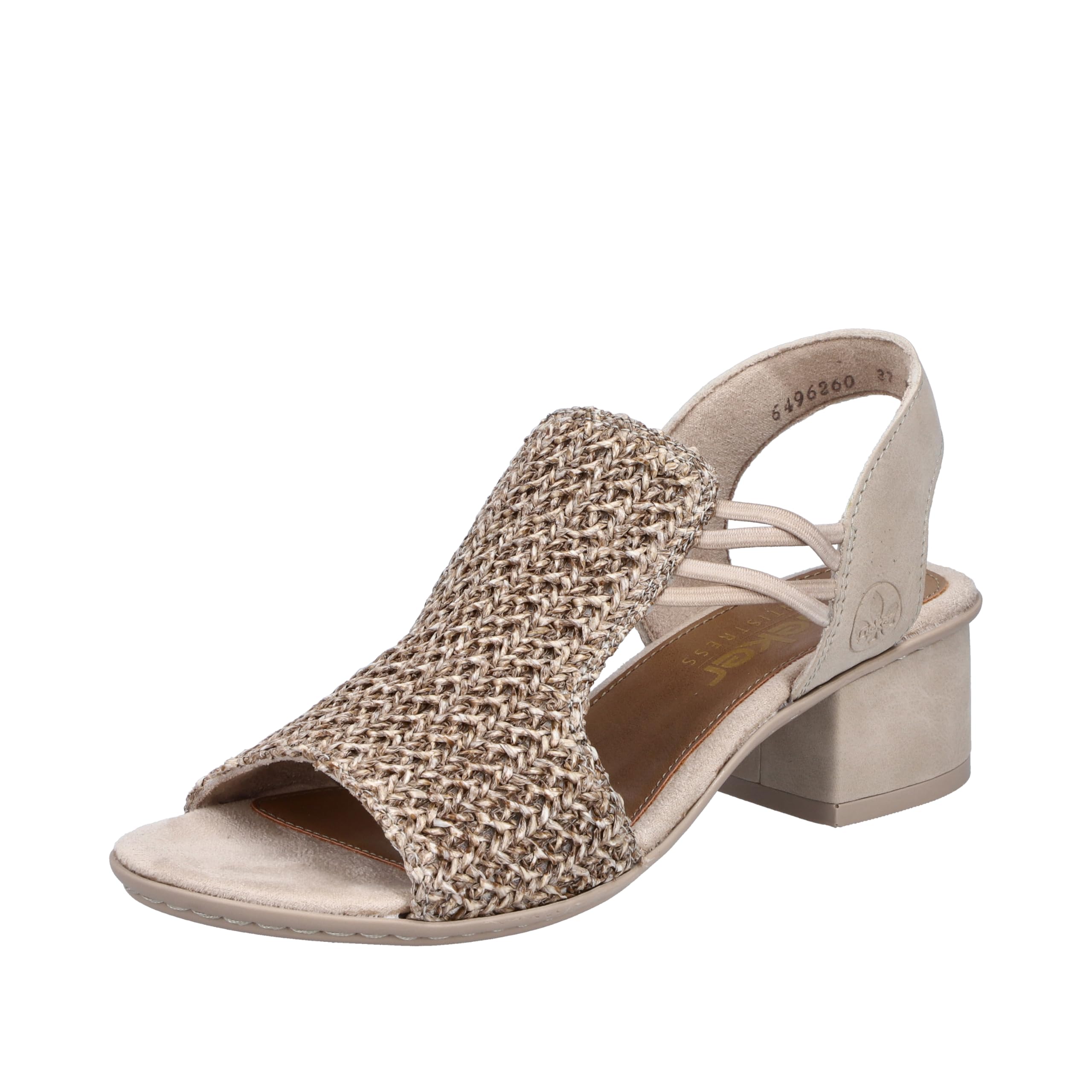 Rieker Women's 64962 Sandals, beige, 7.5 UK