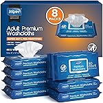 Inspire Adult Wet Wipes, Wash Cloths, Incontinence & Cleansing for Elderly Extra Large, 8x12 (Pack of 8)