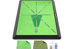 Golf Mat Artificial Turf for Outdoor Practice and Swing Path Feedback
