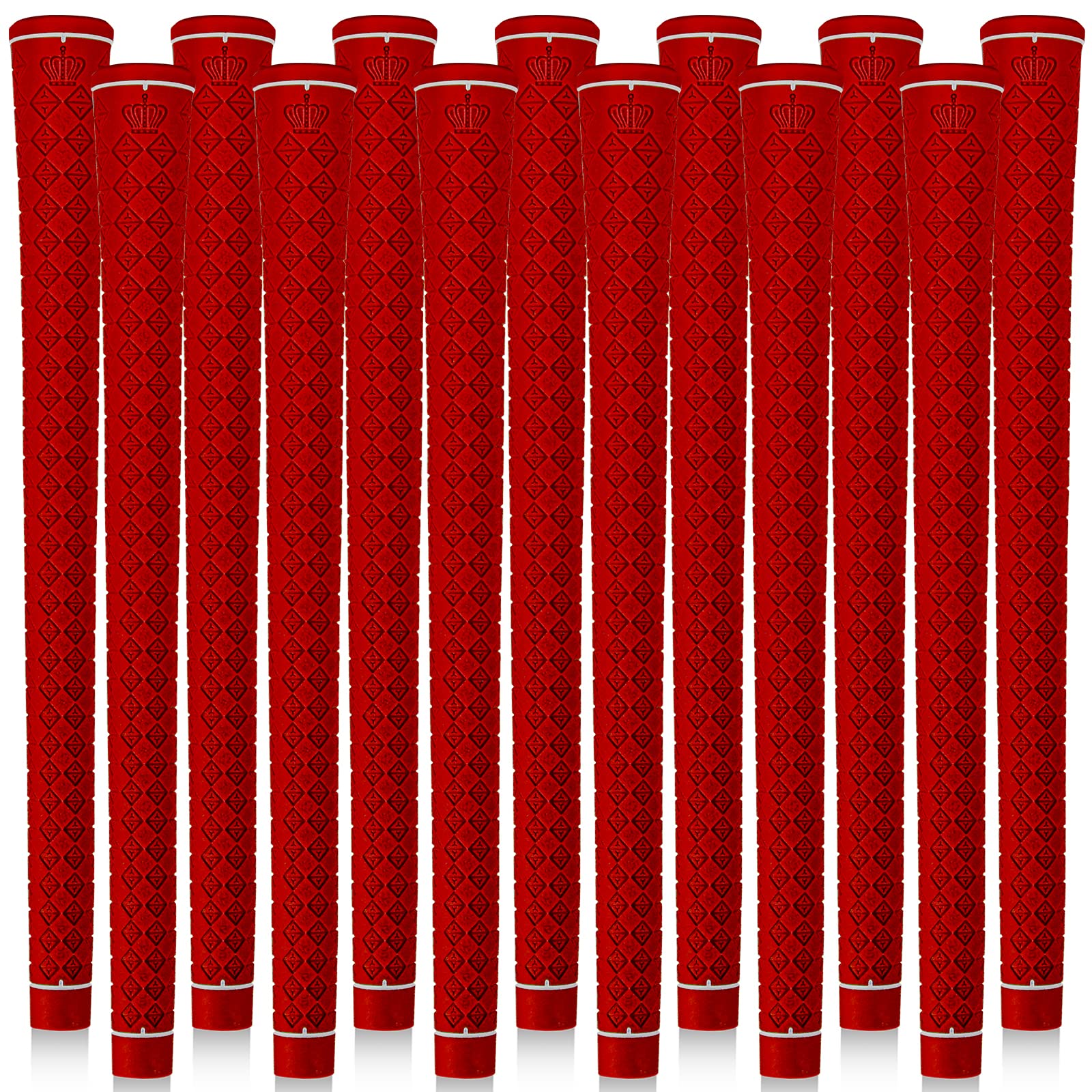 KINGRASPgolf Club Grips (13 Piece) Set Golf Club Grips | Multi-Compound Rubber Golf Grip Undersize/Standard/Midsize 10 Colors Optional.