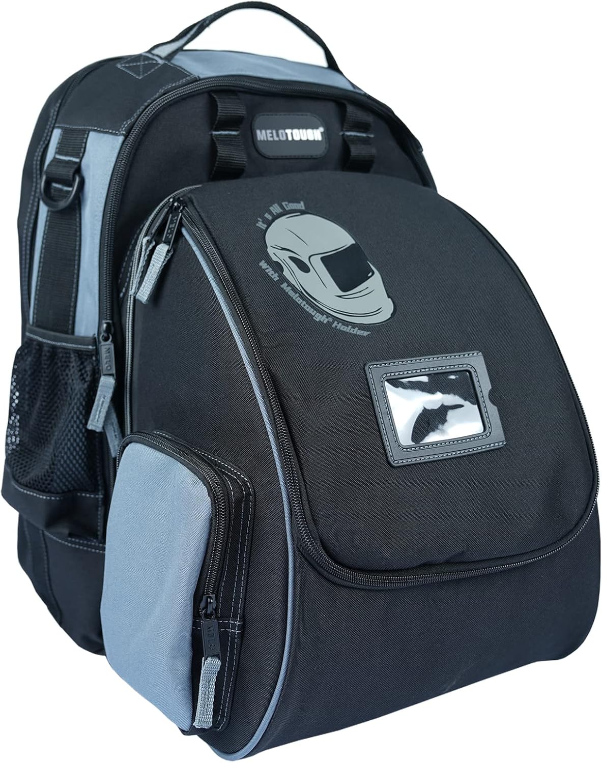 Black and Gray Melgweldr Welder's Backpack