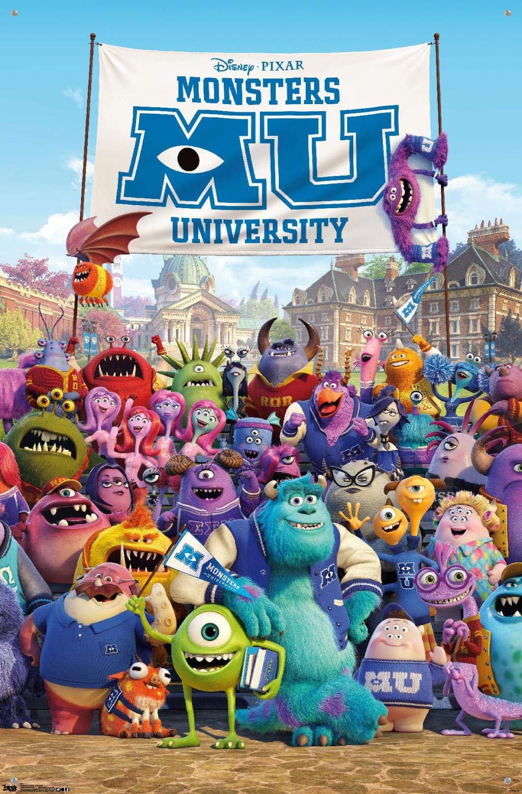 Amazon.com: Trends International Disney Pixar Monsters University