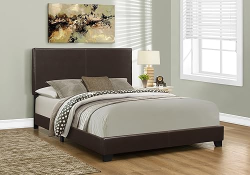 Miniatura 8 de Monarch specialties , Cama, aspecto de cuero, plata, individual