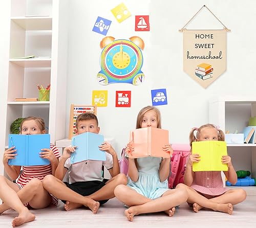 Miniatura 3 de Home Sweet Homeschool - Arte de pared inspirador para sala de lectura, decoración de bandera positiva para el hogar, estudio, sala de aprendizaje,