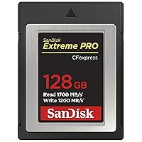 SanDisk Extreme PRO 128GB CF Express Card Type B, up to 1700MB/s