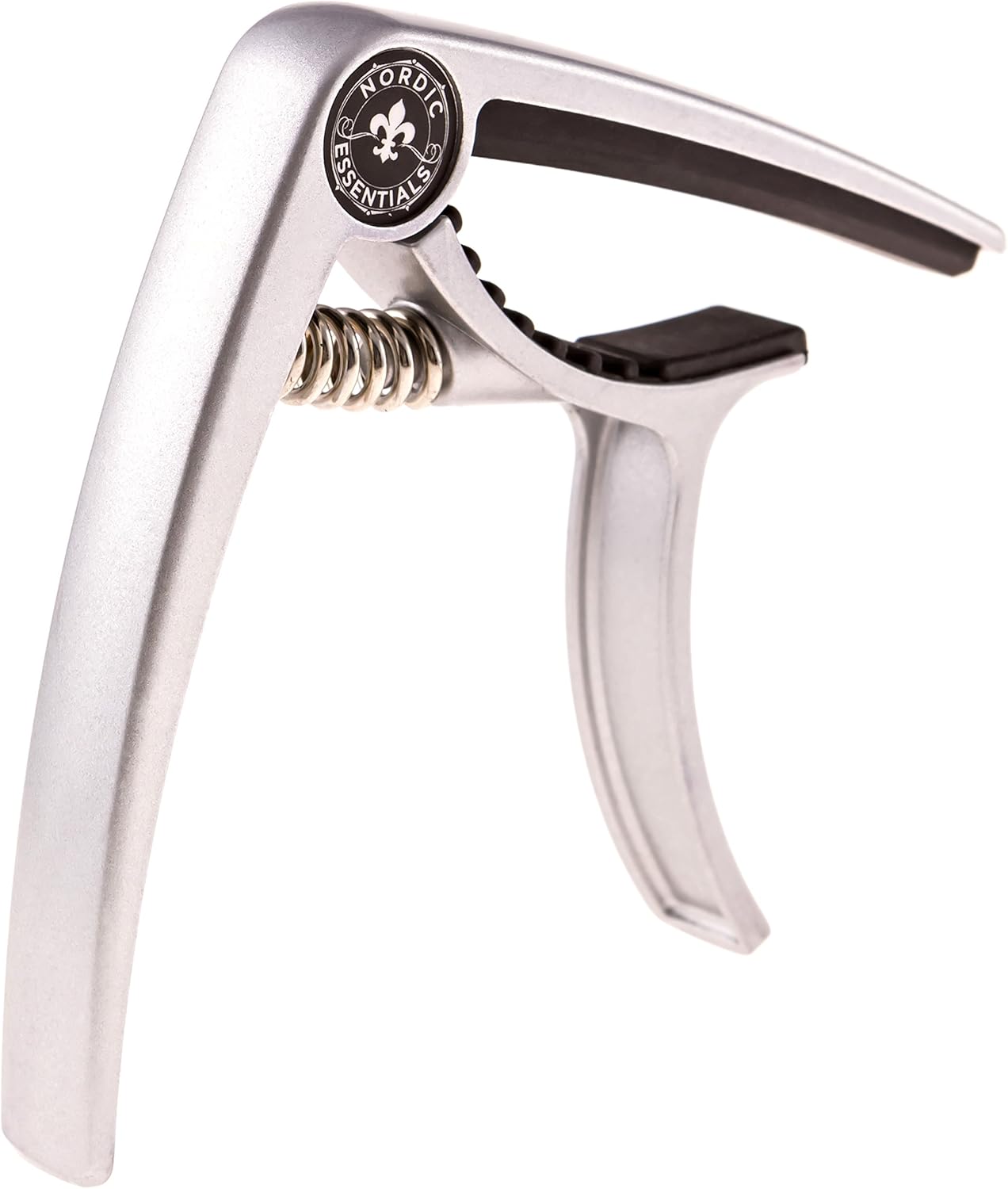 Guitar Capo Deluxe for Acoustic Guitars, Ukulele, Banjo, Mandolin, Bass - Made of Premium Quality Zinc Alloy for 6 & 12 String Instruments - Luxury Accessories by Nordic Essentials
