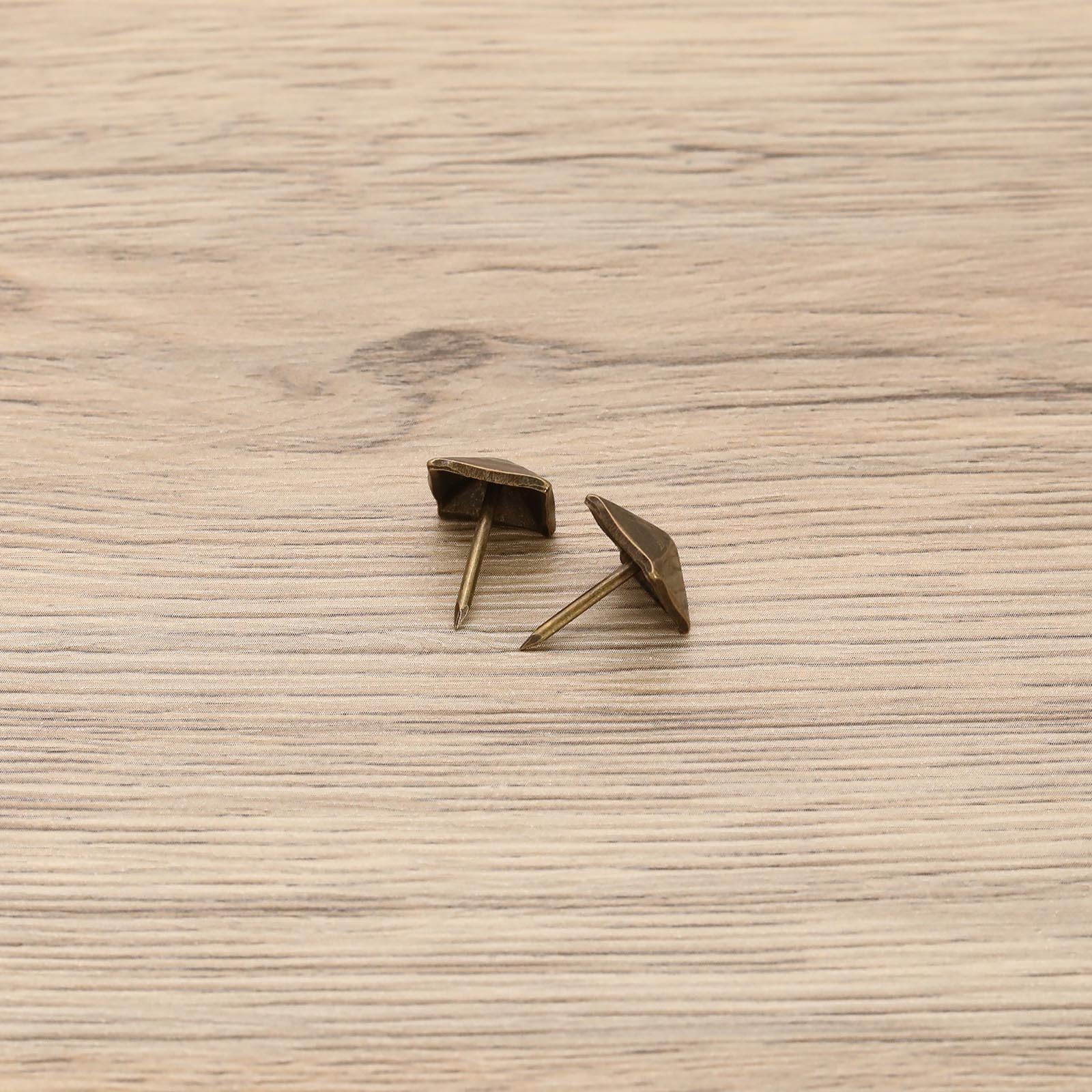 Tacks 100pc Vintage Upholstery Nails Bronze Metal Tags Furniture Sofa Shoe Door Decorative Tack Stud 1014mm - View #9