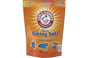 Arm & Hammer Pure Baking Soda, 4 / Box, Orange