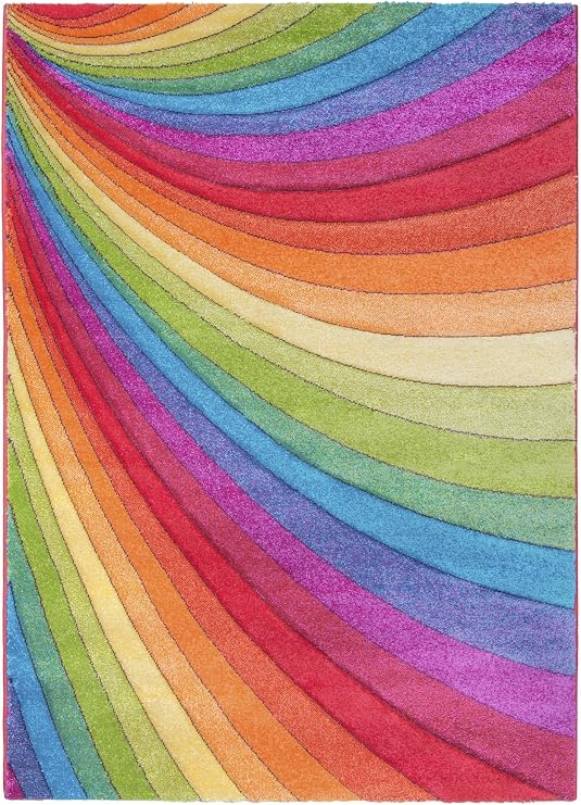 Rainbow Rocks Rug SrS Rugs® Candy Rainbow Rug - for Living Room, Lounge, Hallway, Kids ...