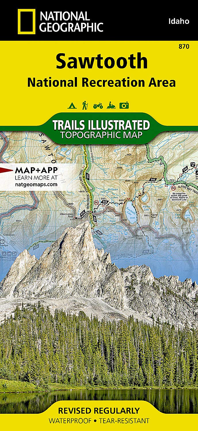 Sawtooth National Recreation Area Map