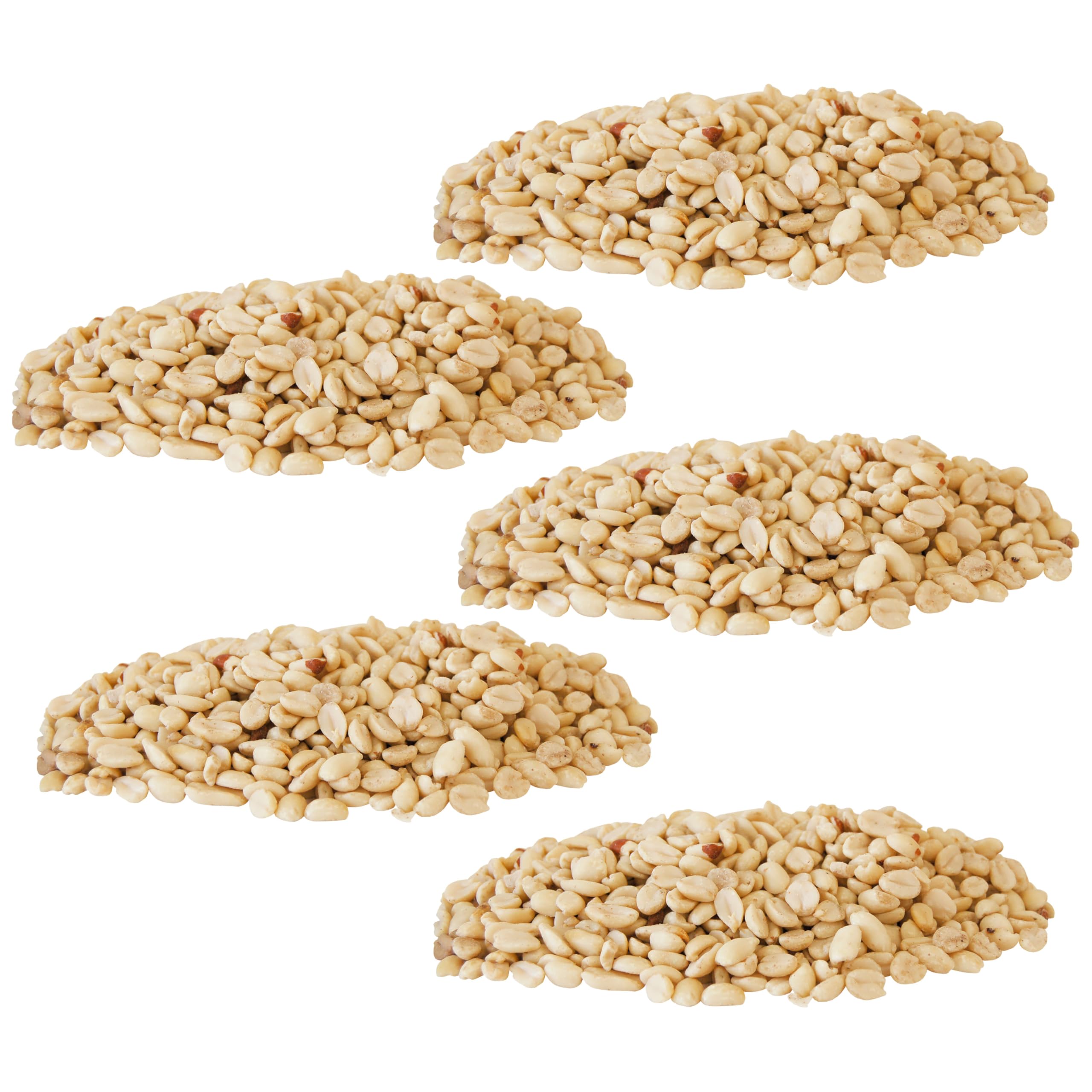 BestNest Raw Peanut Splits, 25 lbs., Premium Wild Bird and Wildlife Feed for Peanut & Tray Feeders, High-Energy Natural Food for Woodpeckers, Jays,