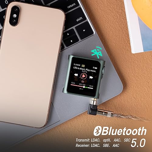 Miniatura 6 de SHANLING M0 Pro Reproductor de MP3, reproductor de música portátil de alta resolución, 2 x ES9219C DAC, Bluetooth bidireccional 5.0 LDACSBCAAC,