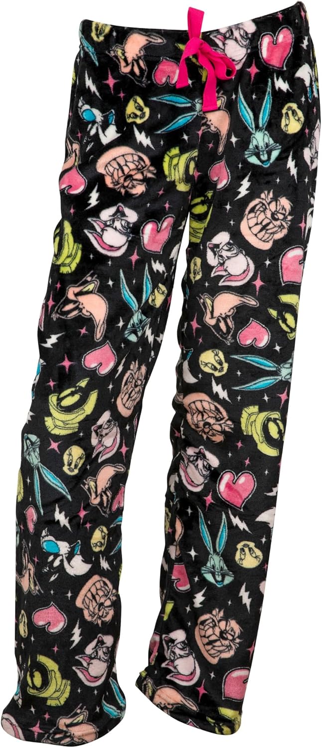 COCO BRANDS Looney Tunes Color Block Characters Women's Sleep Pants at