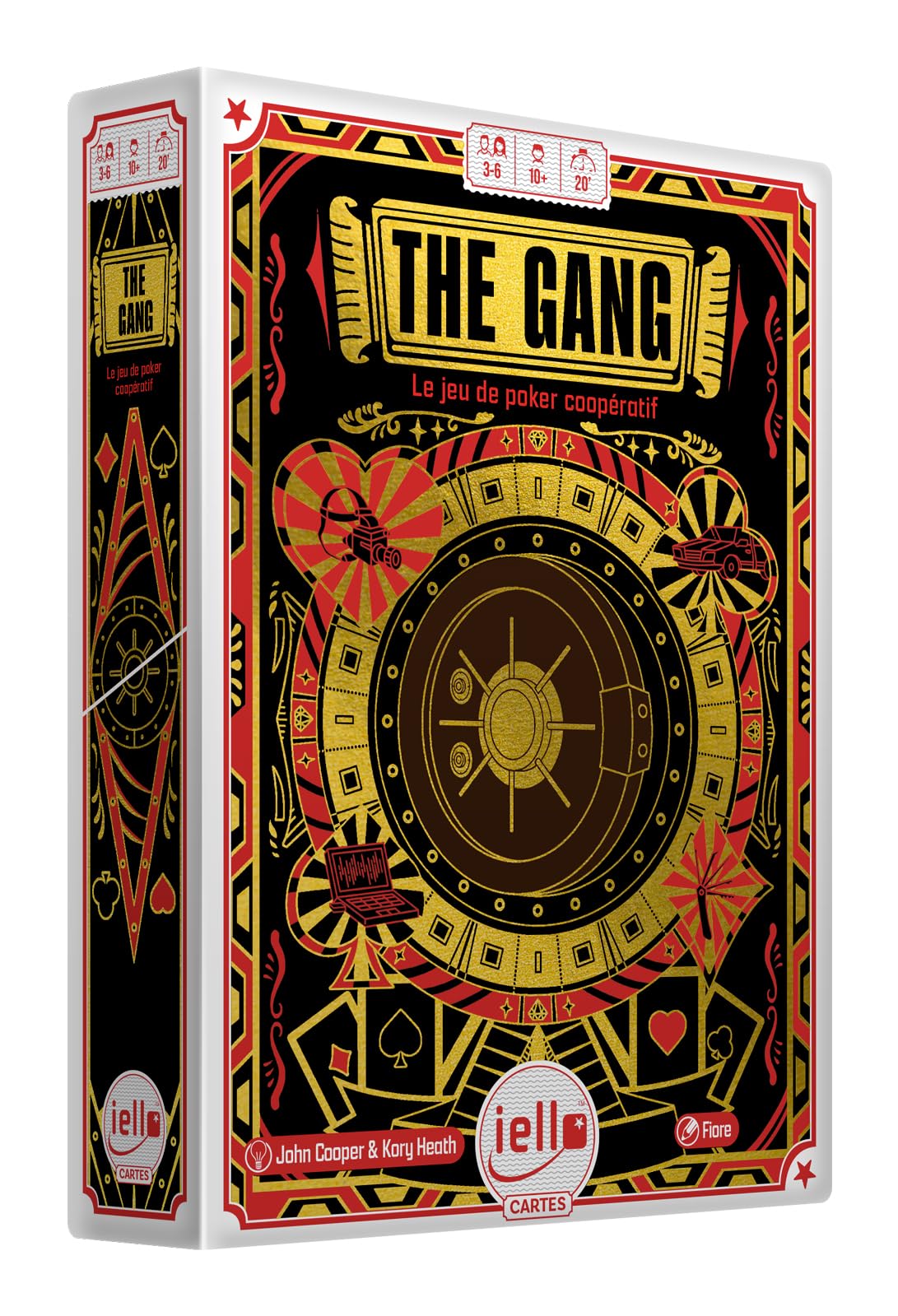 IELLO The Gang – ¡El Poker Cooperativo para El Roto del Siglo! Combinar Estrategia y Coordinación Manera Texas Hold'em – sin Bluff, Pero con Tensión y Espíritu de Equipo garantizados.