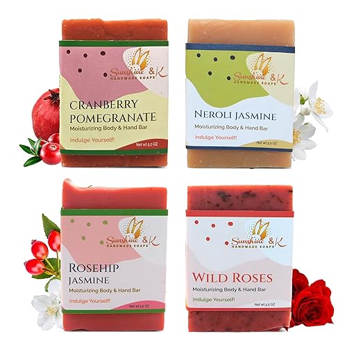 Miniatura 8 de Rosemary - Body & Face Soap Bar, Handmade Bath Soap, Moisturizing Bar Soap With Beeswax, Rice Bran Oil, & Natural Base Oils, Natural Soap Bars, 5 oz