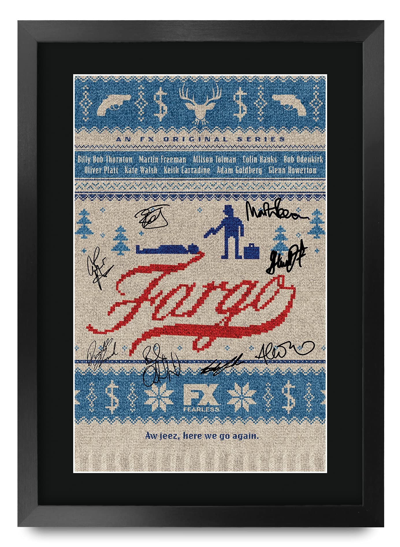 Cadeau Fargo Martin Freeman autographe - Photo A3 encadrée pour fan absolu de la série - 7