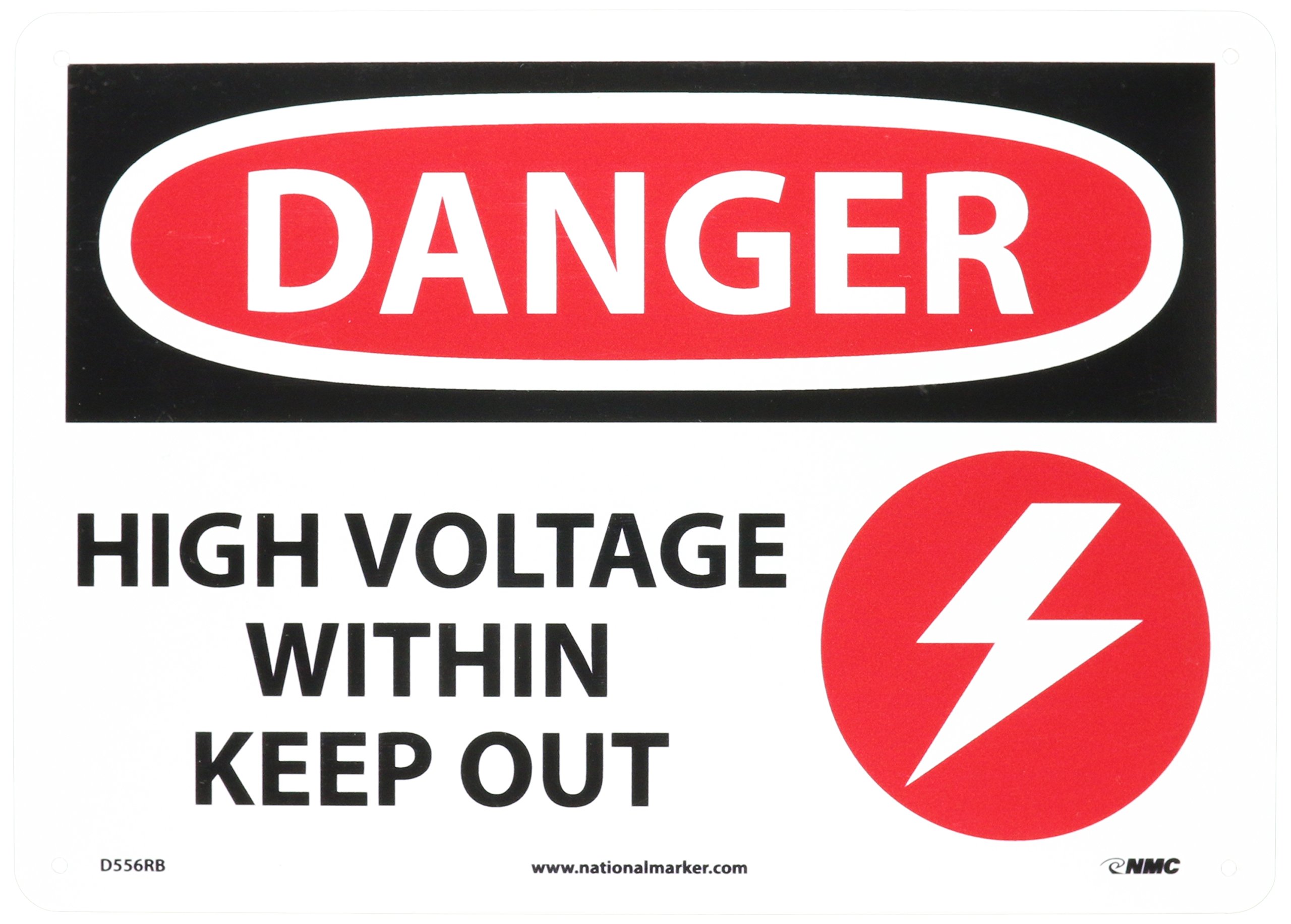 Panneau danger high voltage pour sécuriser les accès aux transformateurs électriques