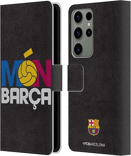 Miniatura 9 de Head Case Designs Officially Licensed FC Barcelona Barca Campions Leather Book Wallet Case Cover Compatible with Samsung Galaxy S23 Ultra 5G