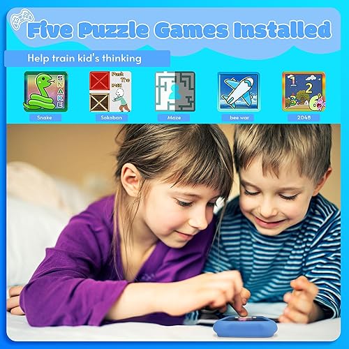 Miniatura 5 de Teléfono infantil para regalos de cumpleaños de Navidad, juguetes de música MP3, 3-6 años, juguete de aprendizaje telefónico para niños de 3, 4, 5,