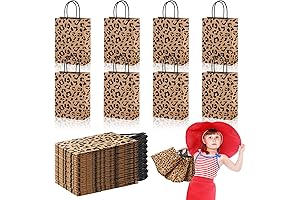 Tinlade 16 Pcs Leopard Print Goodies Bags