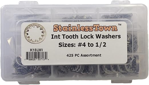 Stainless Steel Internal Star Lock Washer Assortment by StainlessTown