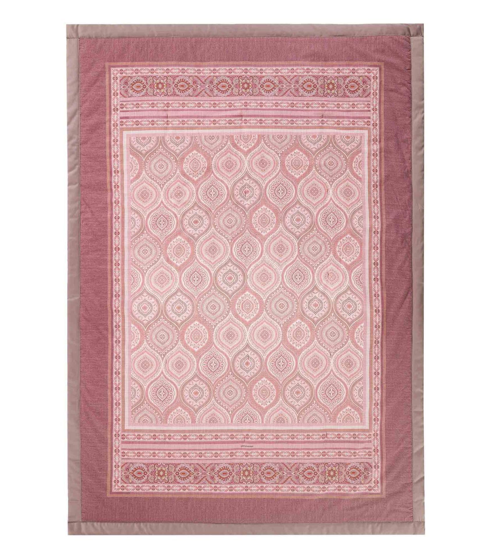 Plaid Bassetti Hanbury P1, jeté de canapé en coton haut de gamme italien 135x190 cm