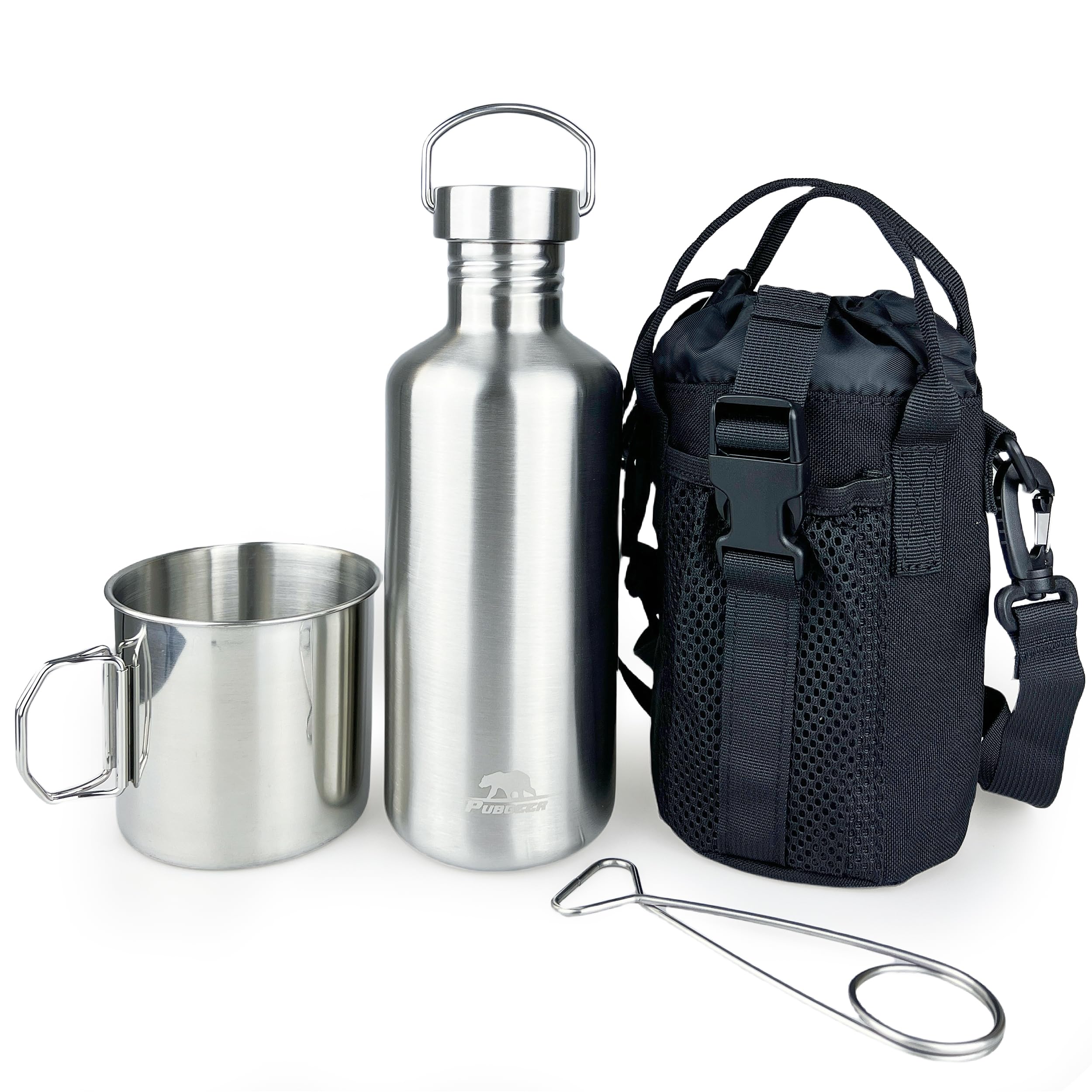 Amazon.com: Pubgeer Canteen 42oz Single Wall Water Bottle with