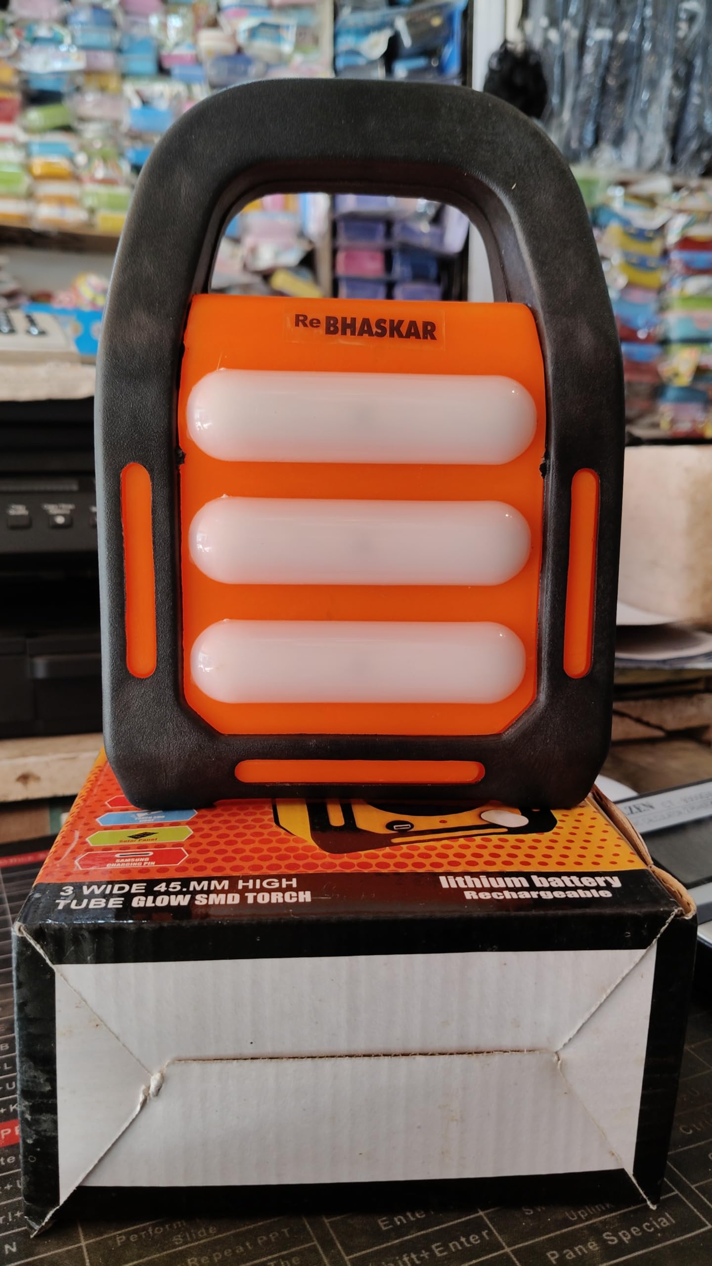 Rechargeable LED Camping Lantern, 3 Wide 45mm SMD Tube Glow Torch, 1400mAh Battery, 3 Modes, USB-C Charging, 16x12x4.5 cm-image-42