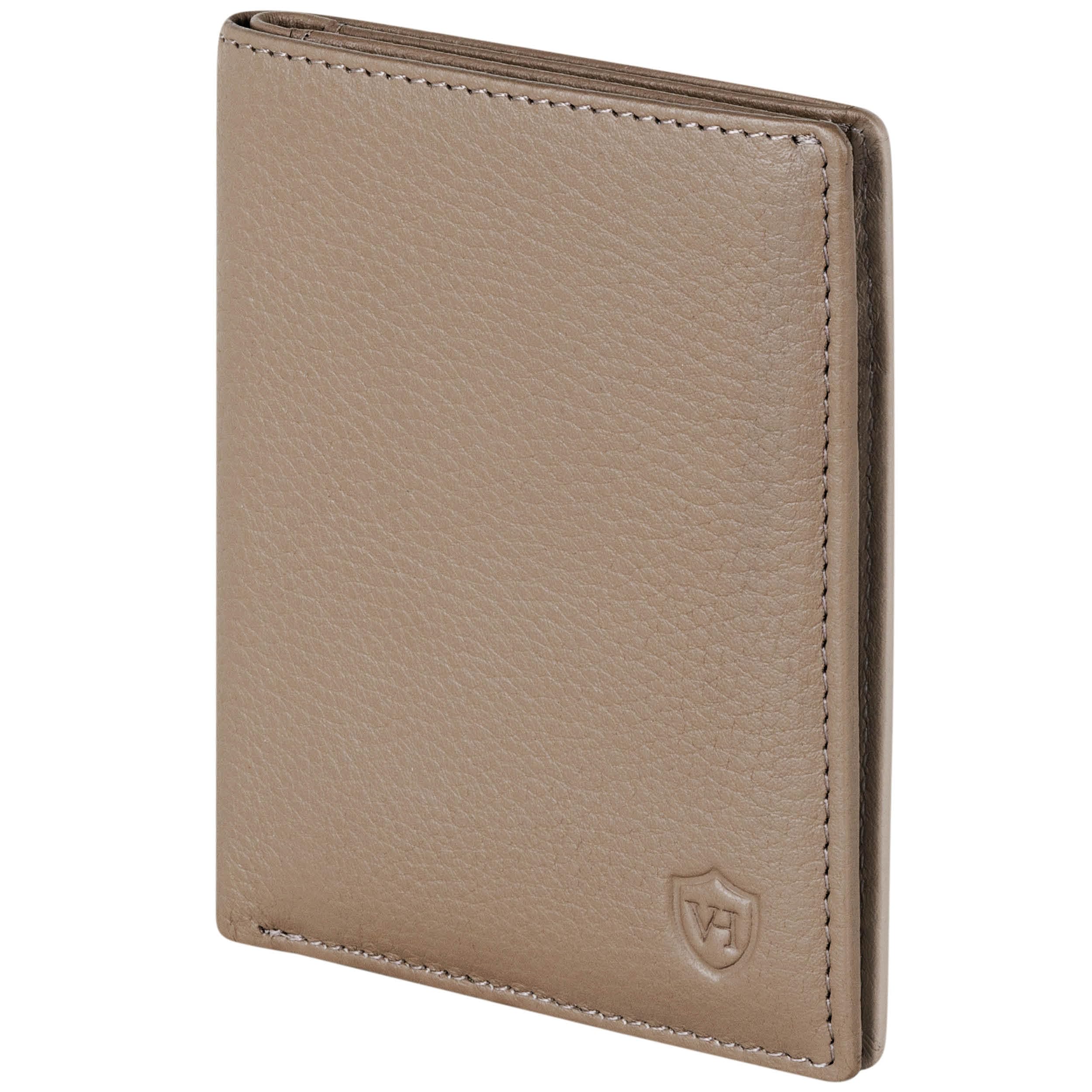 VON HEESEN® Leder Geldbörse Herren mit Münzfach & RFID Schutz I Echtleder Geldbeutel für Männer & Damen I Portemonnaie Brieftasche Wallet Portmonee