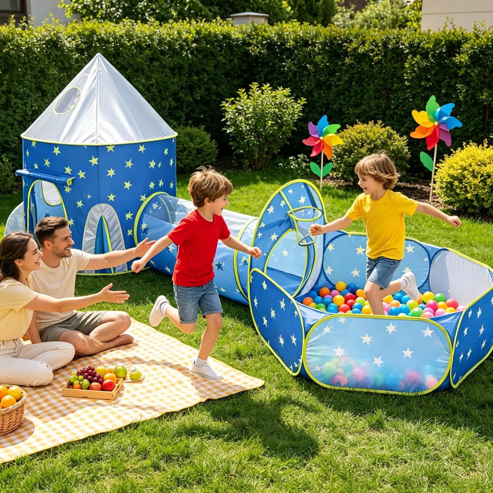 Tienda de campaña para niños, plegable, para interior y exterior