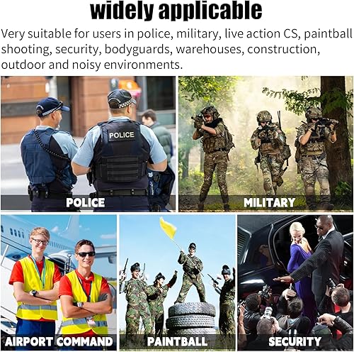 Miniatura 9 de WODASEN Micrófono de altavoz de radio impermeable Walkie Talkie Micrófono de mano para Retevis Ailunce HD1 RT29 RT47 RT47V RT48 RT82 RT83 RT87 NR30