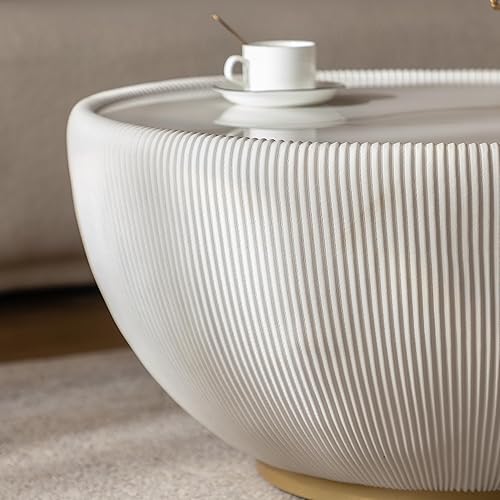 Miniatura 36 de Mesa de centro rústica marrón para sala de estar, mesas centrales rectangulares, moderna y elegante mesa de cóctel de madera para oficina en casa -