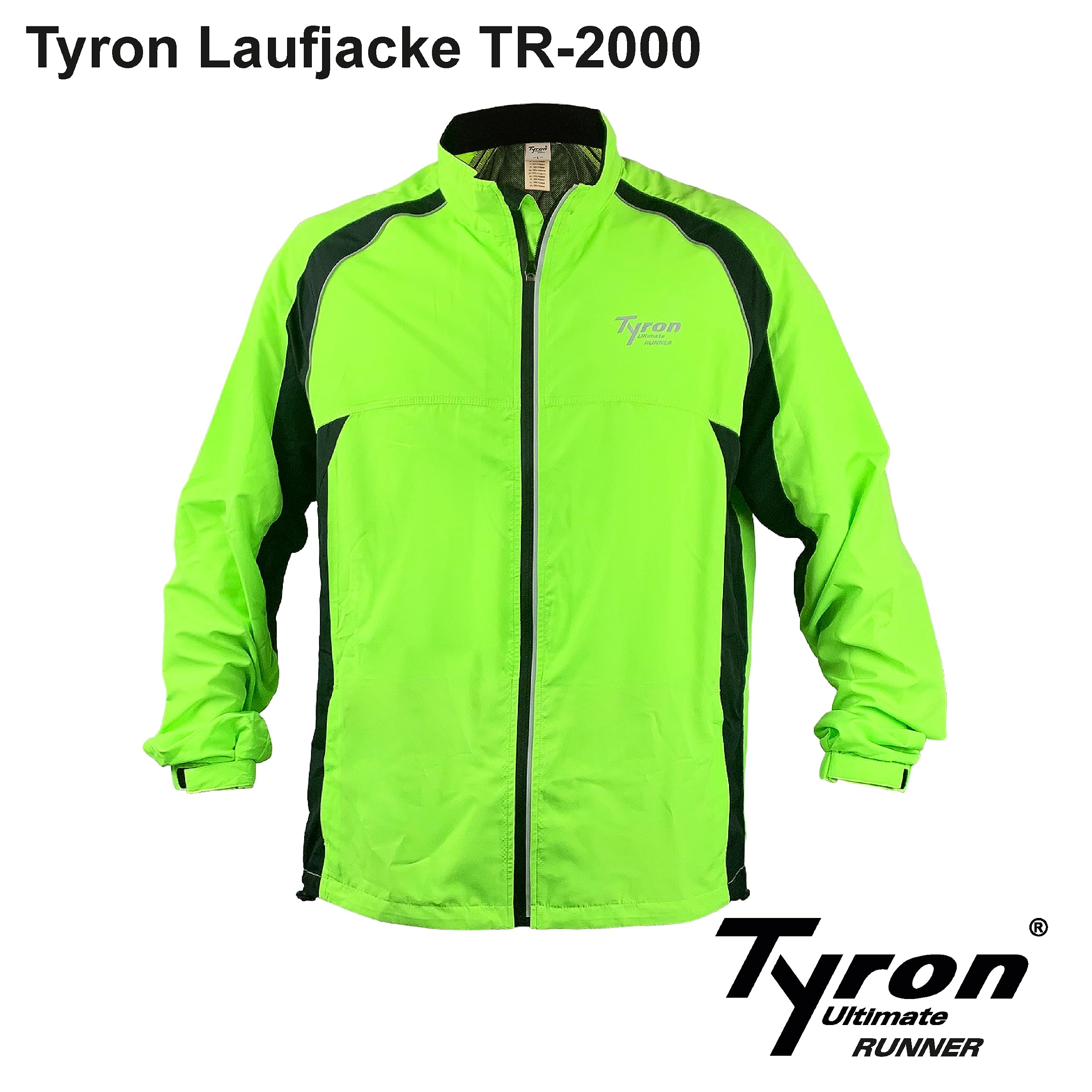 Tyron Veste de course TR 2000 - Pour homme et femme - Coupe-vent et imperméable - Perméable à l'air - Douce et légère - Idéale pour l'automne et l'hiver