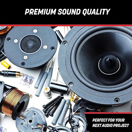 Miniatura 5 de GS Power Cable de calibre 10 CCA de 100 pies para automóvil, rojo y negro, 50 pies por rollo, 10 AWG 12 V, cable eléctrico de altavoz flexible