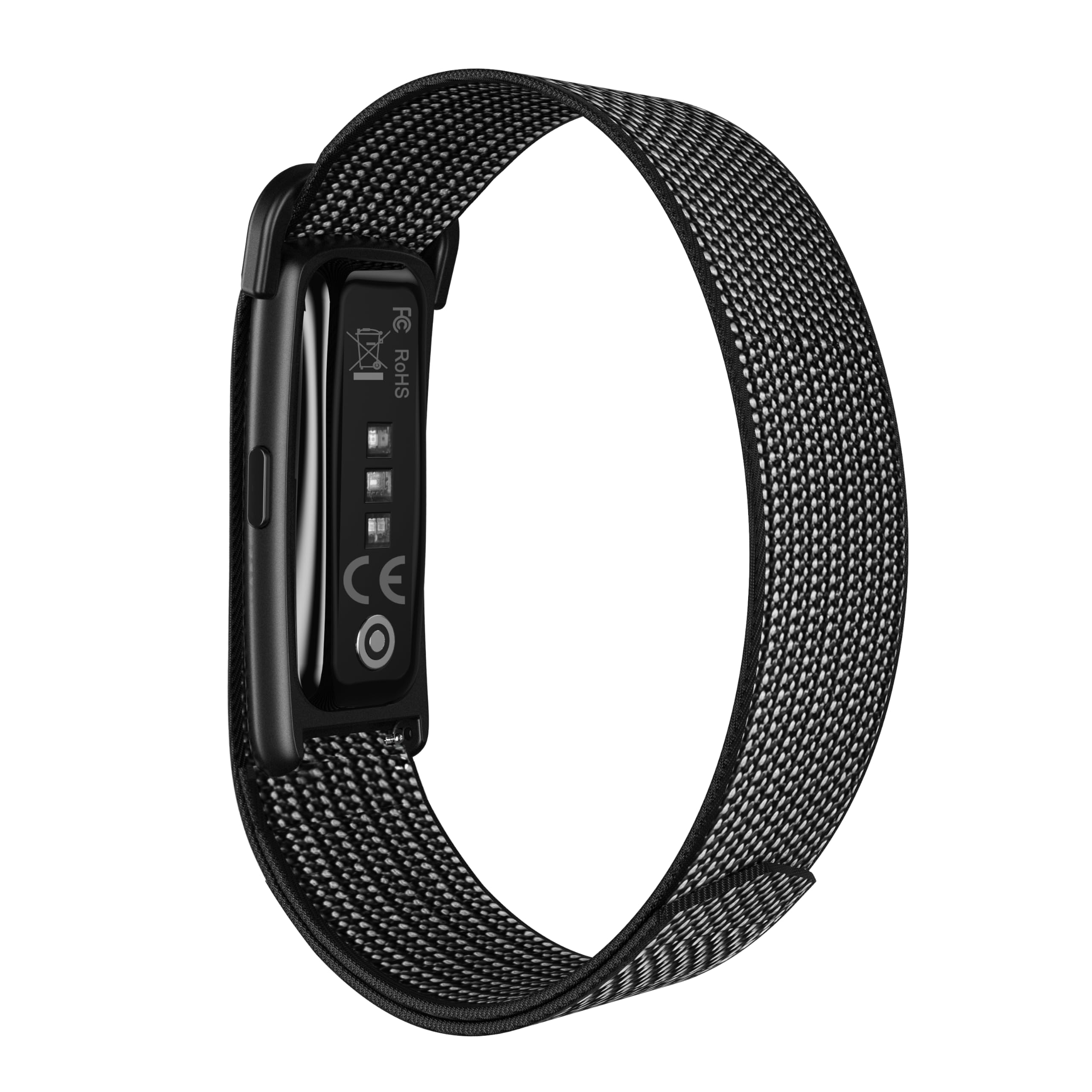 Smart Band Fitness Tracker Senza Schermo 170 Sport Cardio Sonno 45 Giorni | Monitoraggio 24/7 di Cuore, SpO2, Pressione e Sonno. Analisi AI, Ciclo Femminile, Interazione Coppia. App Gratuita.