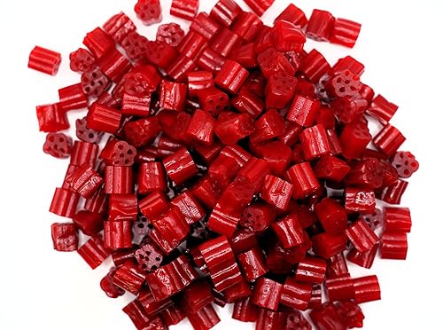 Miniatura 1 de Bocados de regaliz de cereza 1.5 libras de puntas de regaliz de cereza masticables suaves y frescas