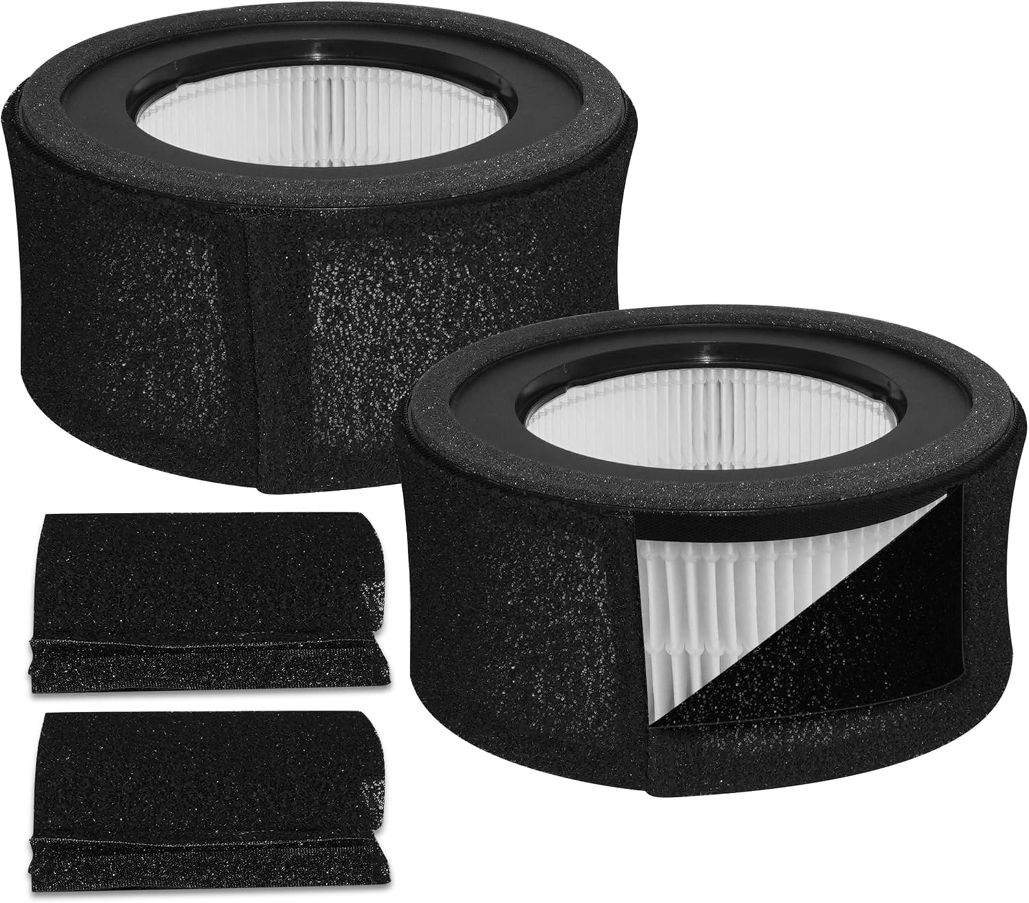 Z-1000 Replacement Filter Compatible with TruSens Z-1000 Air Purifier, 2-in-1 HEPA Air Cleaner, Part Number AFH-Z1000-01, with 2 HEPA Filters + 4 Carbon Pre-Filters (Small Room)