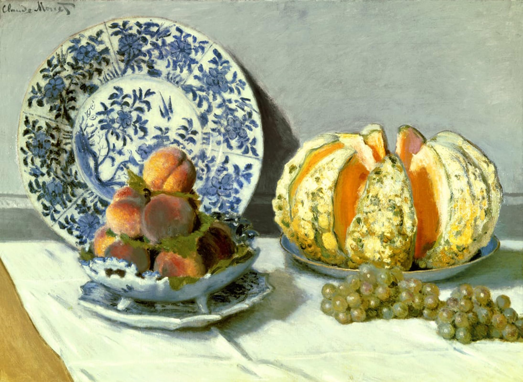 Peinture pour la décoration de la chambre à coucher type nature morte moderne Claude Monet
