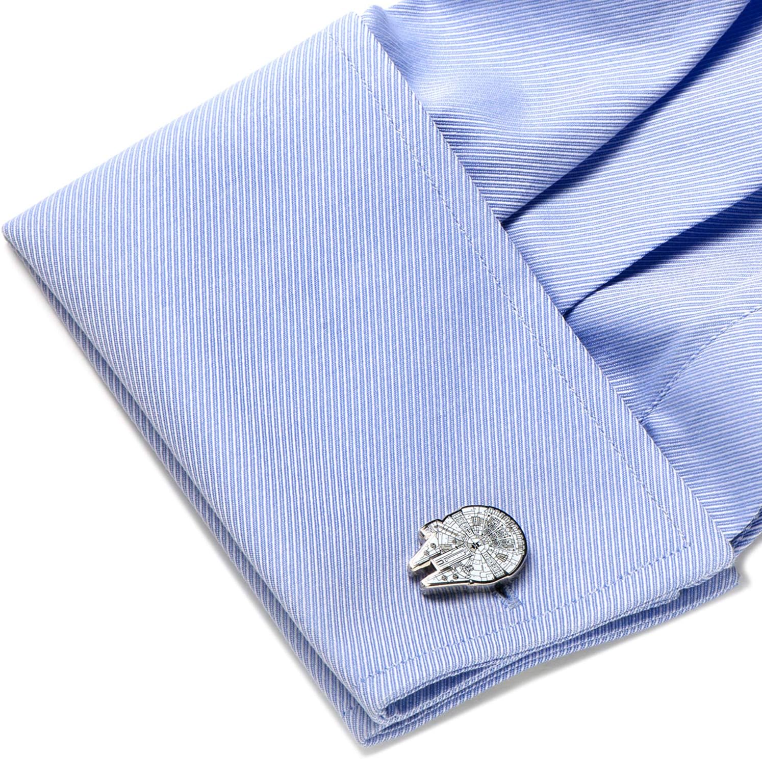 Star Wars Millennium Falcon Blueprint Cufflinks, Officially Licensed