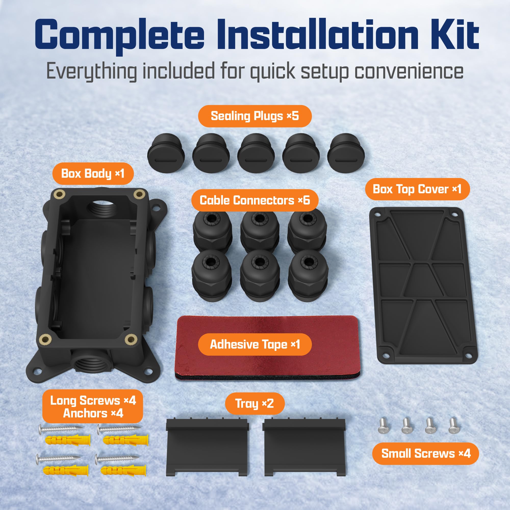 Sully Waterproof Junction Box - IP65 Rated -5