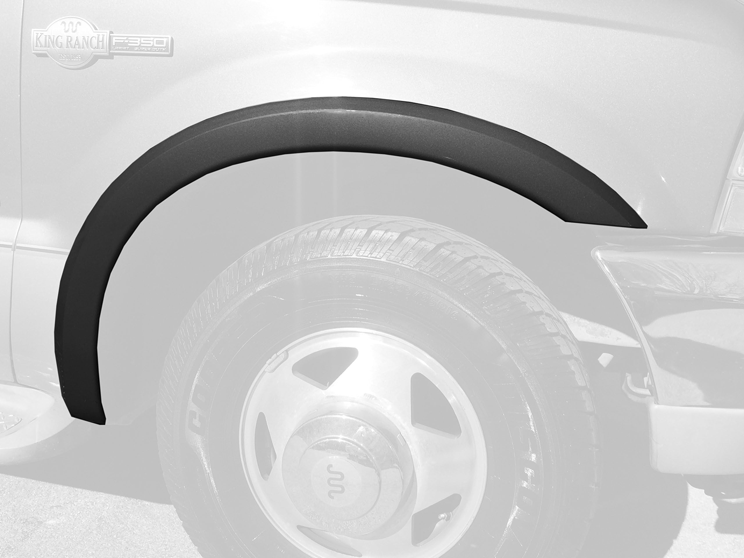 Monkey Autosports 1999-2007 Ford F250/350 Factory/OE design Fender Flares | Set of 4 | Front Right, Front Left, Rear Right and Rear Left | Fits 1999-2007 FORD F-250 and F-350 (EXCLUDES Dually Models)