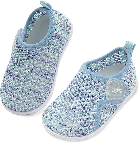 Infant Water Shoes Baby Water Sandals Lightweight Beach Swim Shoes for Baby Blue 0-6 Months