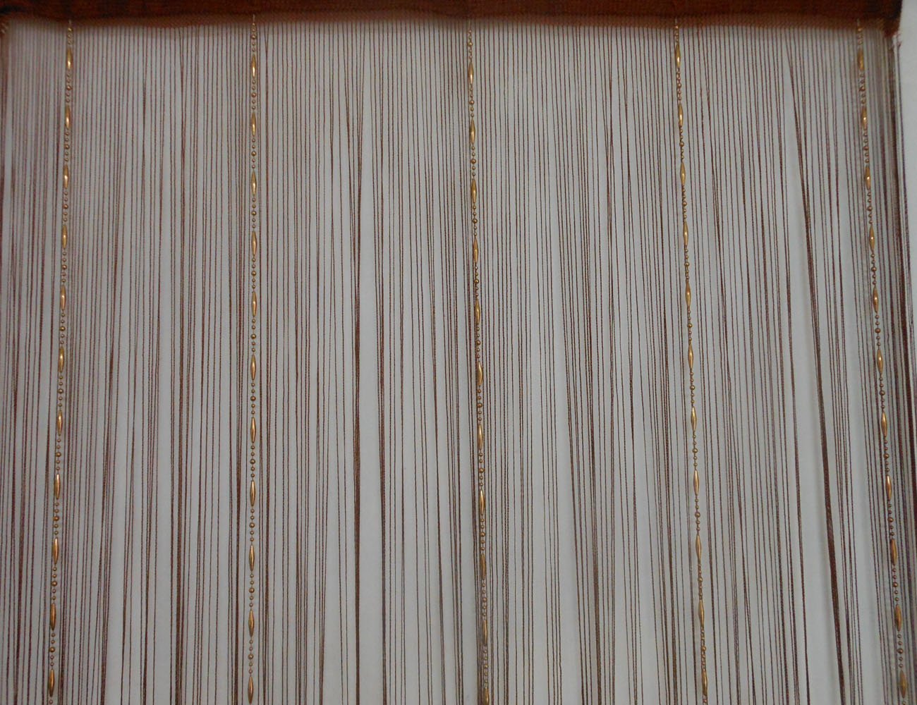 Tangpan 100cmx200cm Decorative String Dew Drop Beadeds Door Curtain Room Divider Window Fly Screen Color Brown - Image 4
