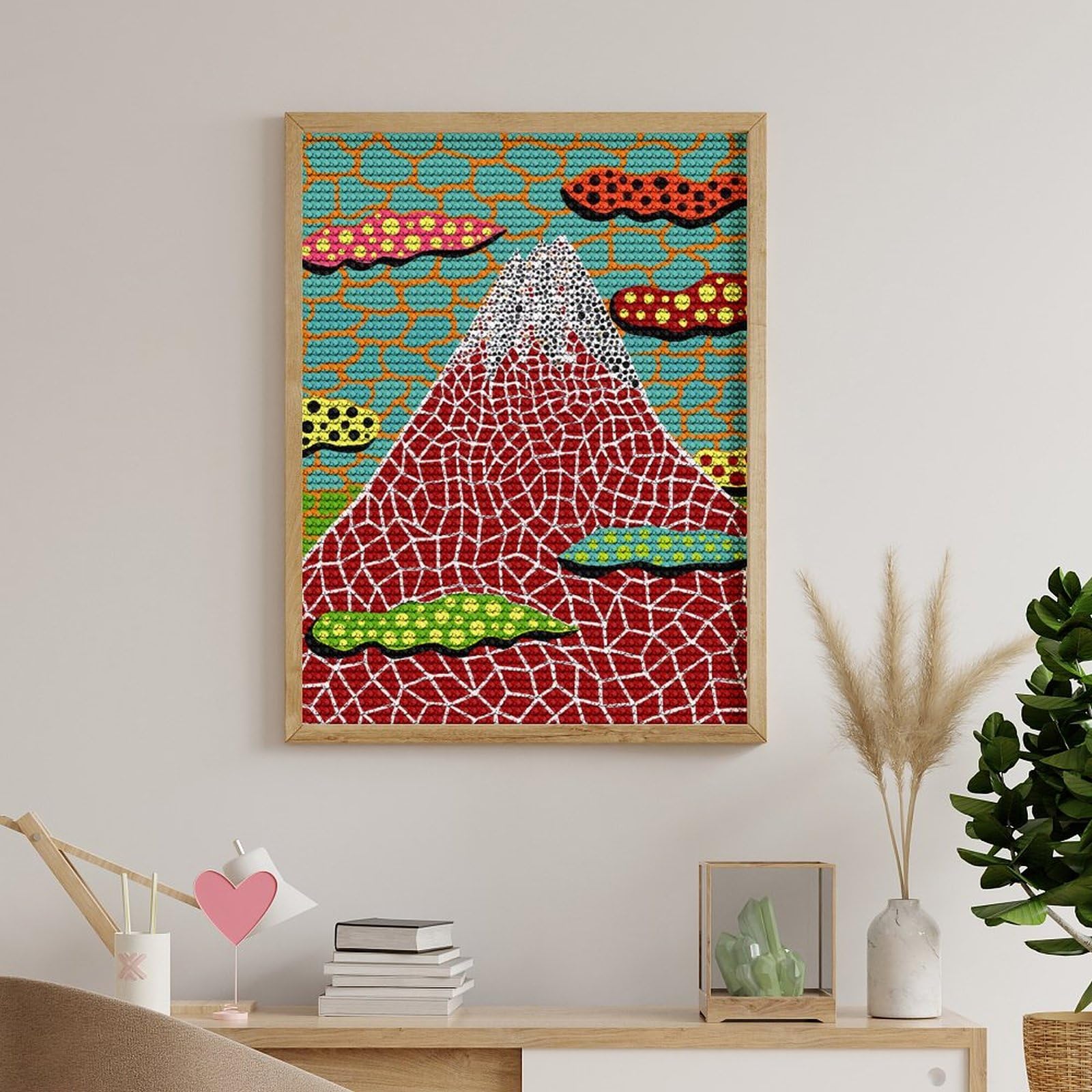 Amazon | ダイヤモンドアート 草間彌生 ダイヤモンド塗装 キット