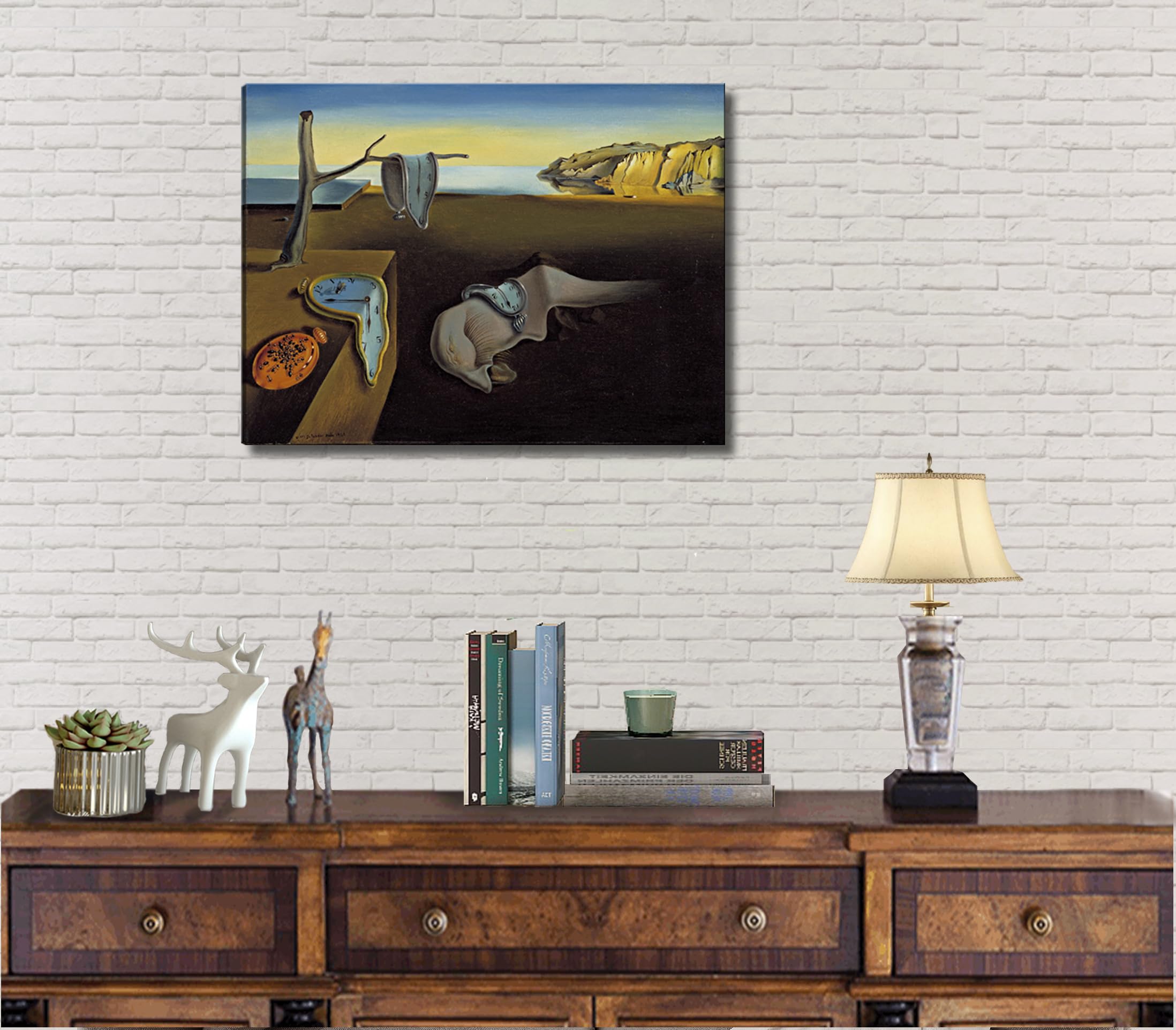 msspart Salvador Dali Canvas Wall Art - The Persistence of Memory Painting Classic Artwork Print, Famous Picture Poster for Home Decor - 12