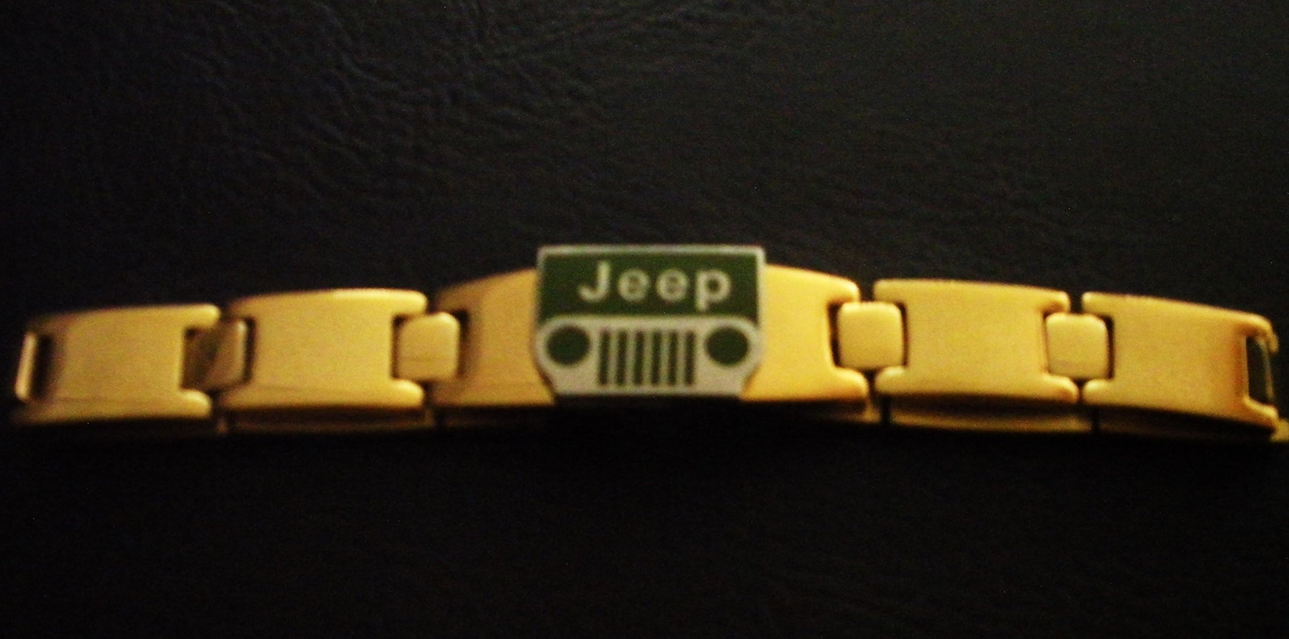 Jeep 14 Carat Gold Filled Men's Bracelet