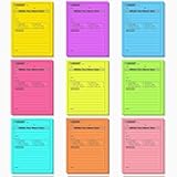 Eaasty 9 Pieces While You were Out Pads 4 x 5 Inches Assorted Colors Sticky Notes Adhesive Message Pads Urgent Notes for Work Call, Office Supplies, 40 Sheets/Pad (Fluorescent Colors)