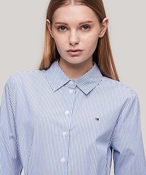   ワンピース L トミーヒルフィガー ナイロンシャツワンピース | トミー ヒルフィガー | トミー